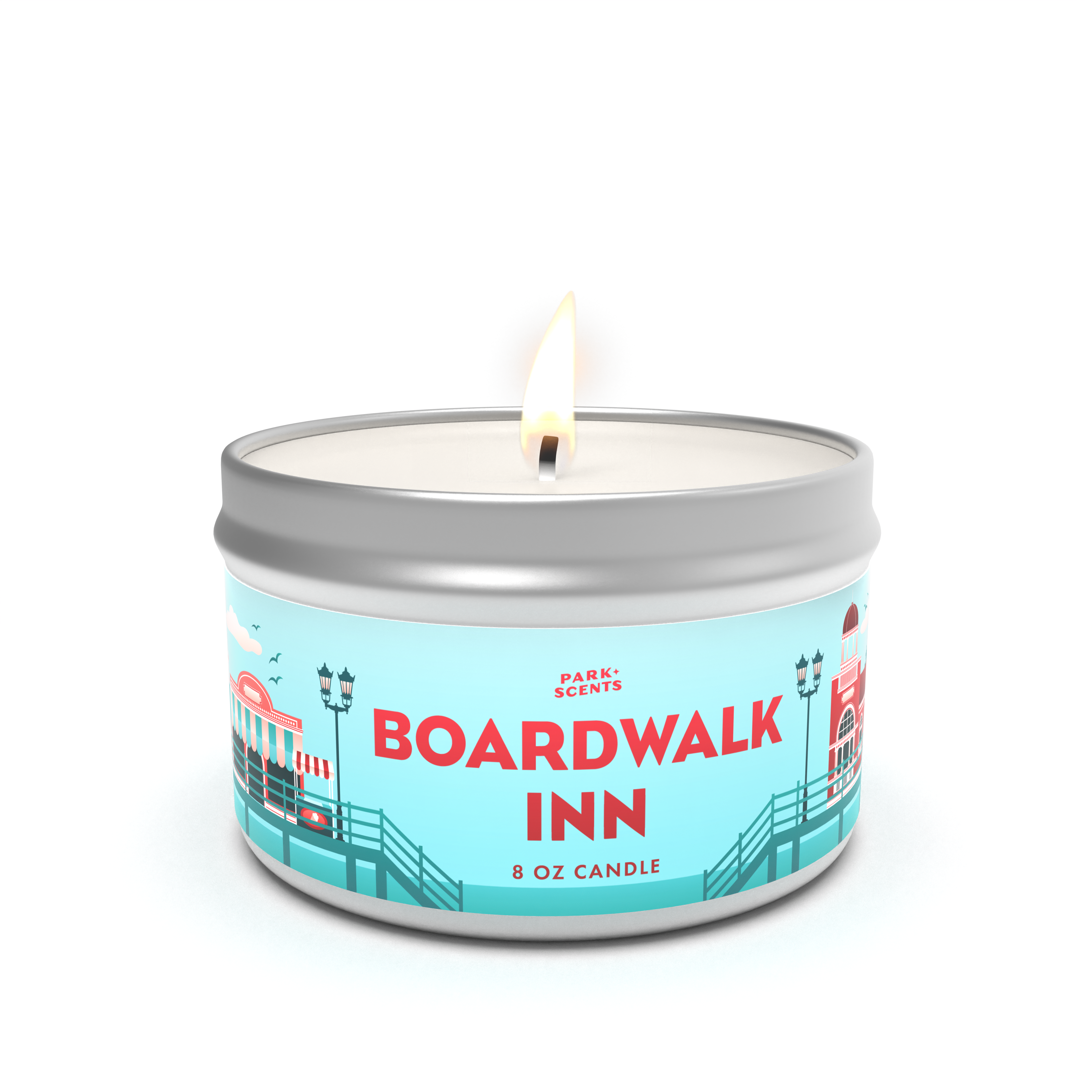 Boardwalk Inn Candle