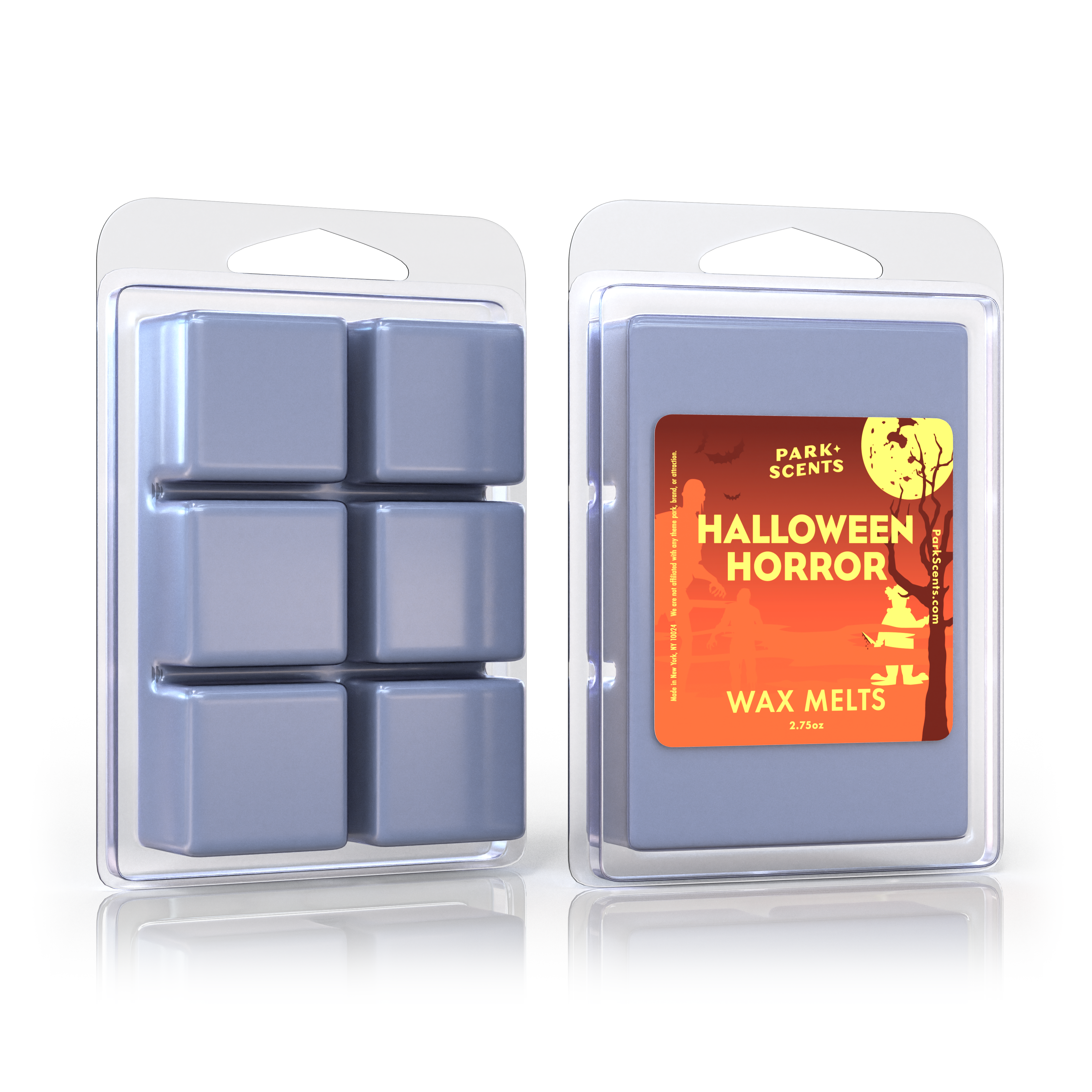 Halloween Wax Melts Enchanted Forest | Strong Scented Fall Wax Tarts Cubes  Black Violet + Saffron + Bergamot + Raspberry Vetriver + Rose | Luxury