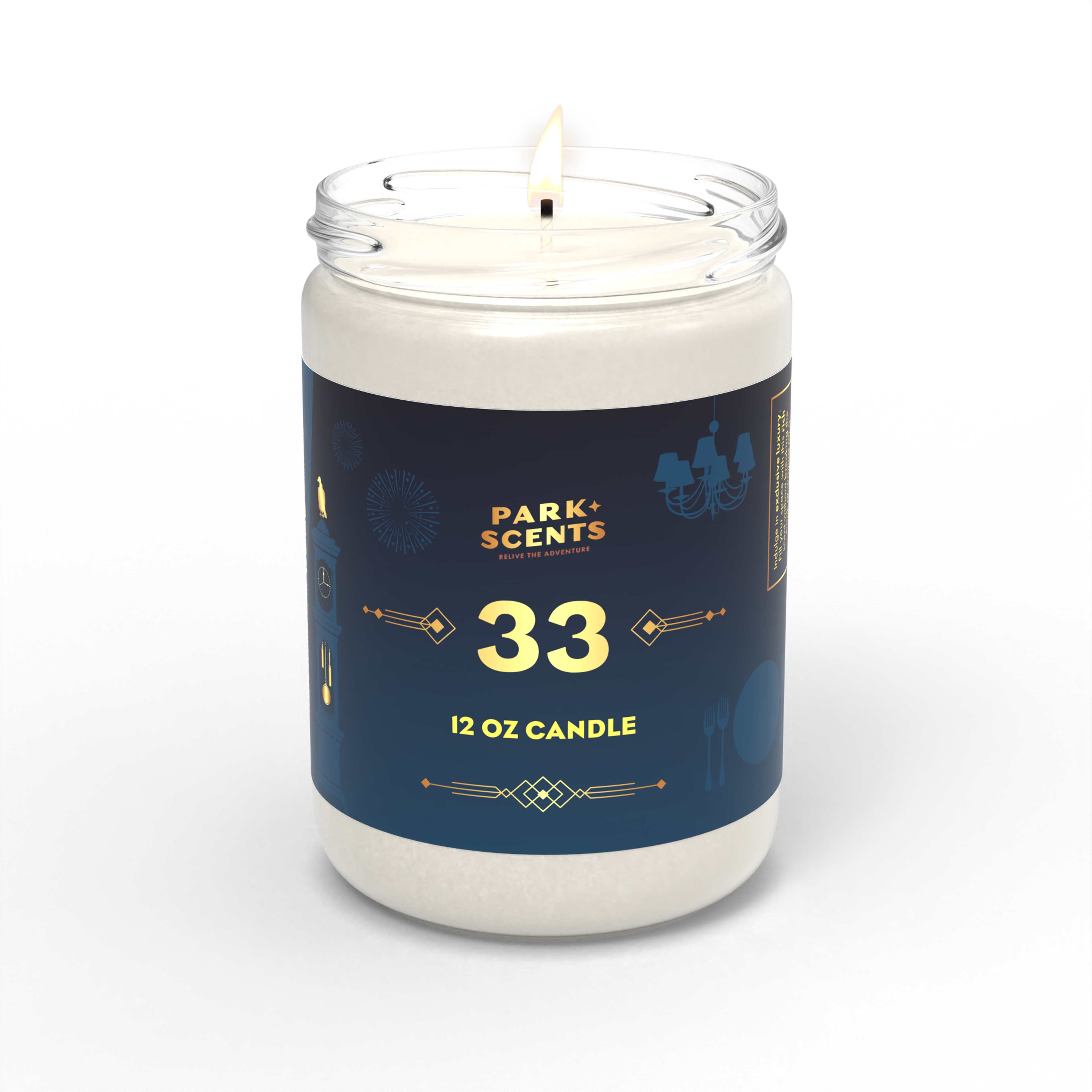 Gulf × KI'S CANDLE COLLECTION サイン Club 33 scented candle - Disney scented candle - Park Scents