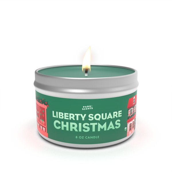 Liberty Square Christmas Candle