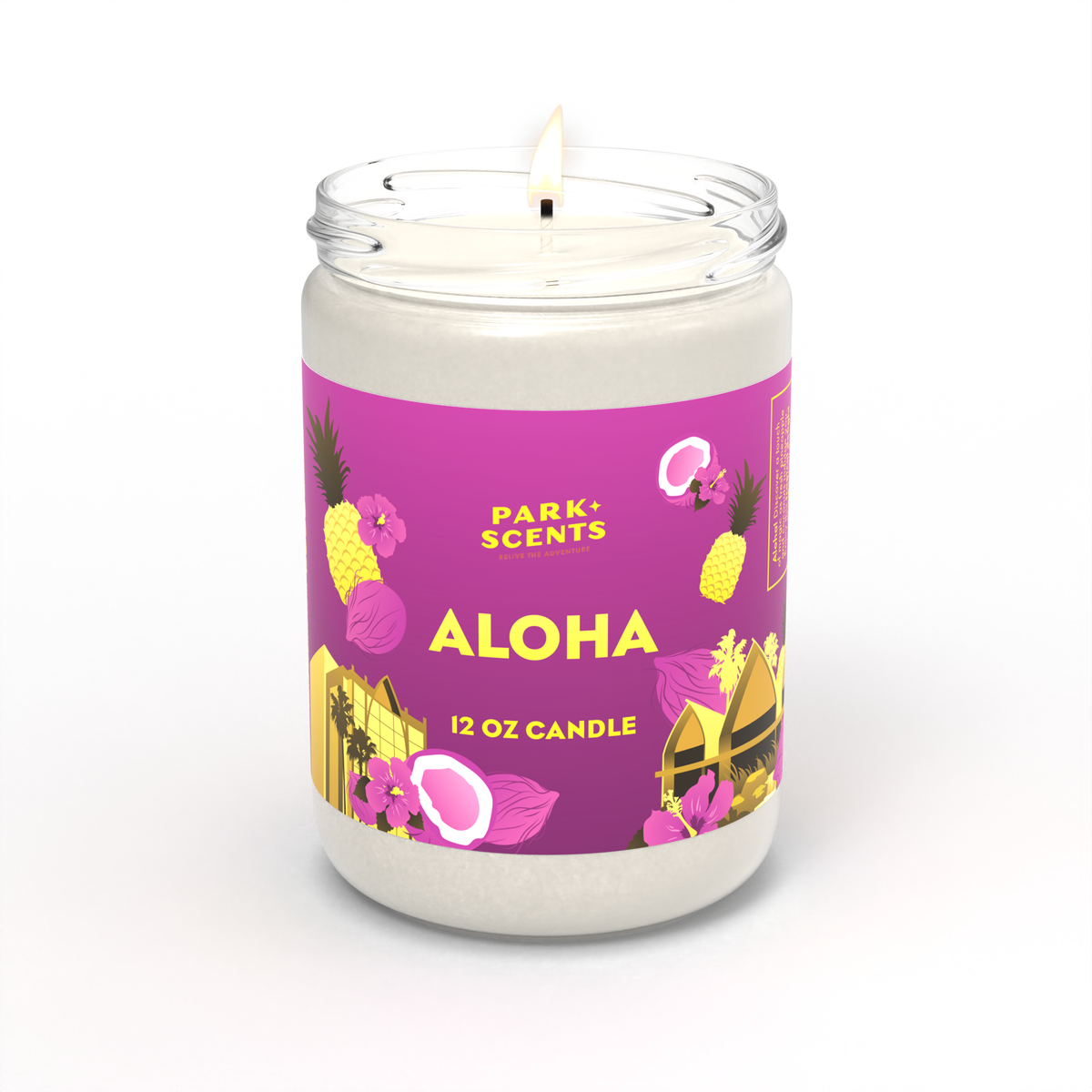 Aloha Candle – Coconut and Pineapple Scent Inspired by Disney's Aulani