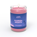Theme Park Florida Nights Candle 12oz Glass Jar - Park Scents