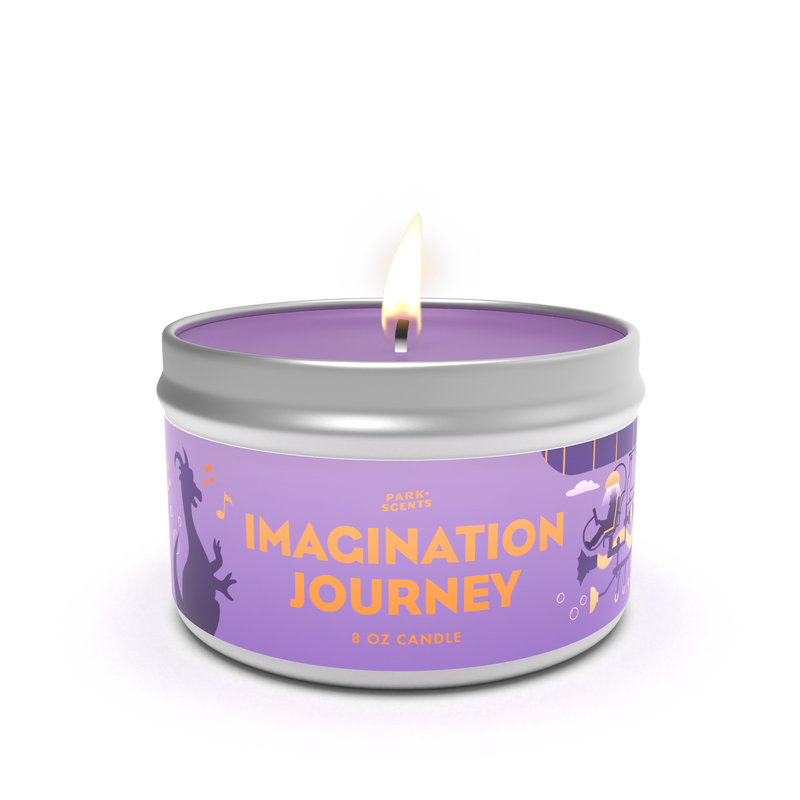 Epcot Figment Imagination Journey Candle - Park Scents