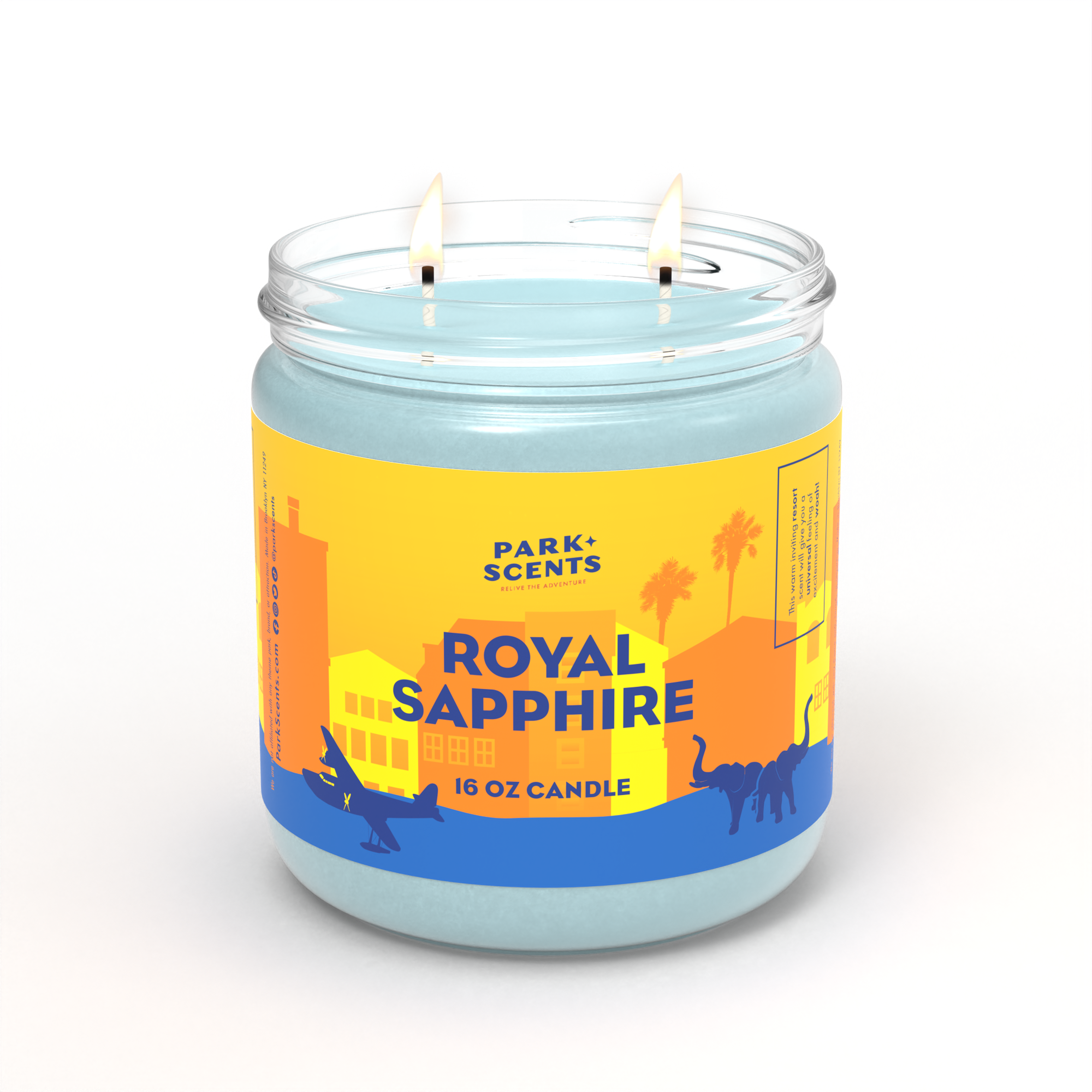 【特典付き】REIKO デビュー2周年記念グッズ AROMA CANDLE Royal Sapphire Candle - Inspired by Orlando Luxury Resort Hotel Lobbie
