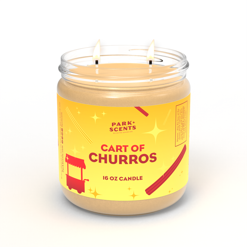 Cart of Churros Candle