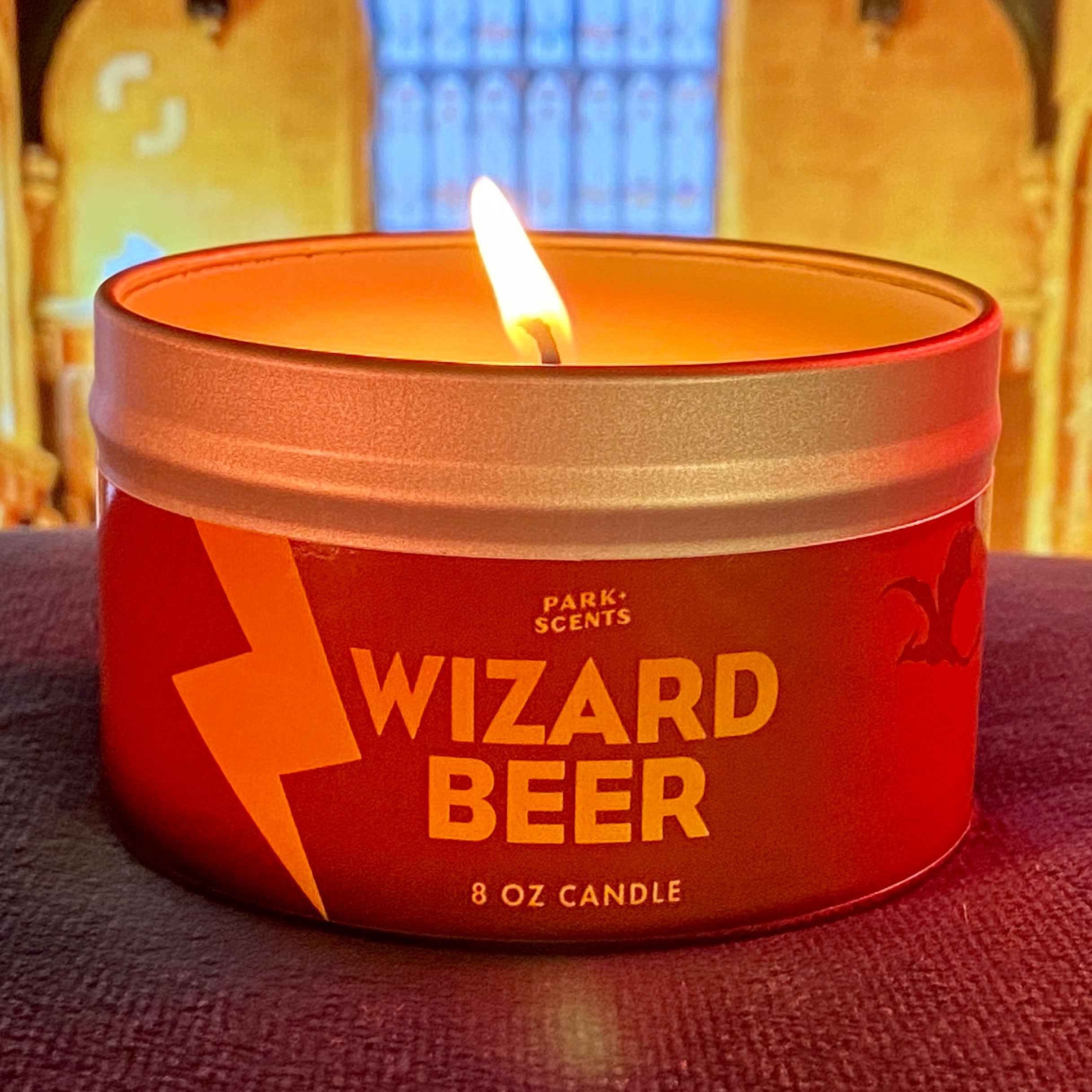 Park Scents Wizard Beer Candle - sweet butterbeer smell - reminiscent of  iconic drink - Handmade in the USA - vegan and cruelty-free | 8 oz Tin