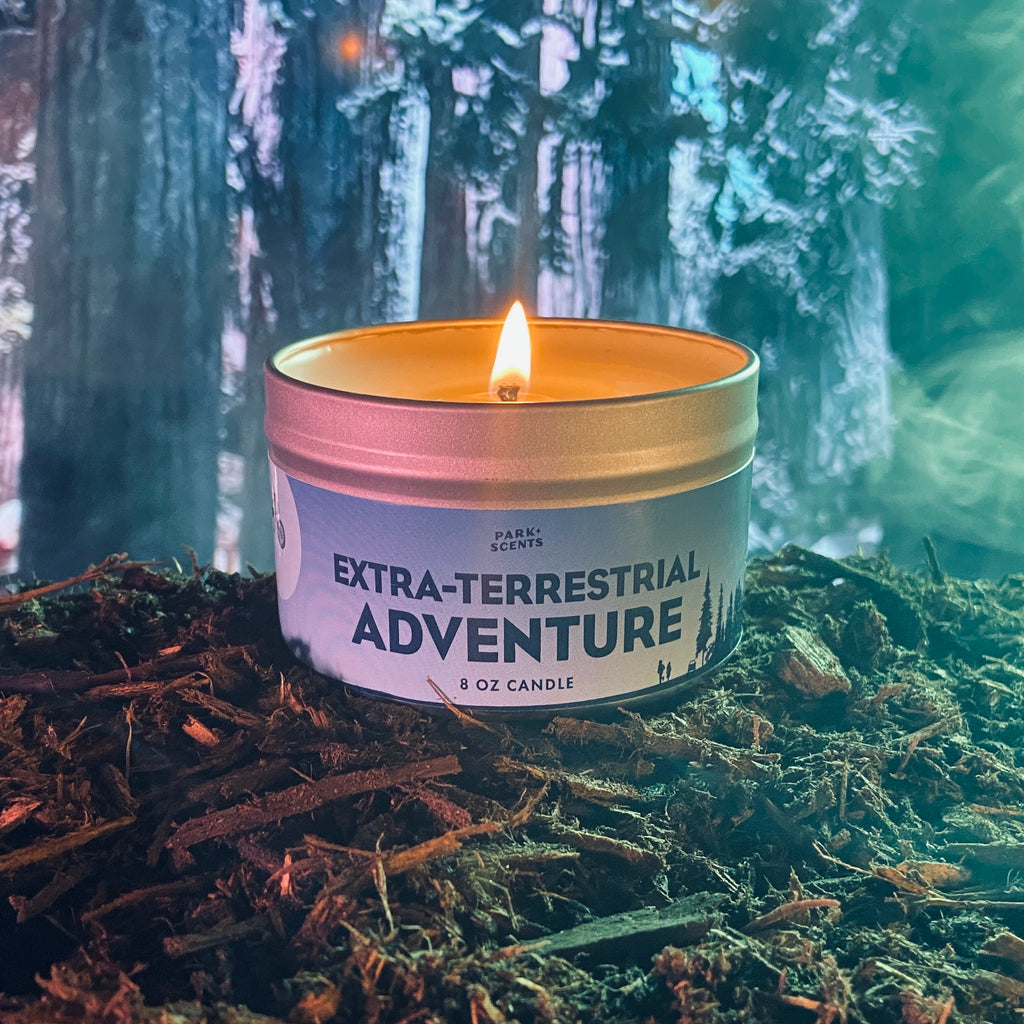 Park Scents Extra Terrestrial Adventure Soy Blend Candle Musty Forest Wood  Scent-ET Ride Universal 