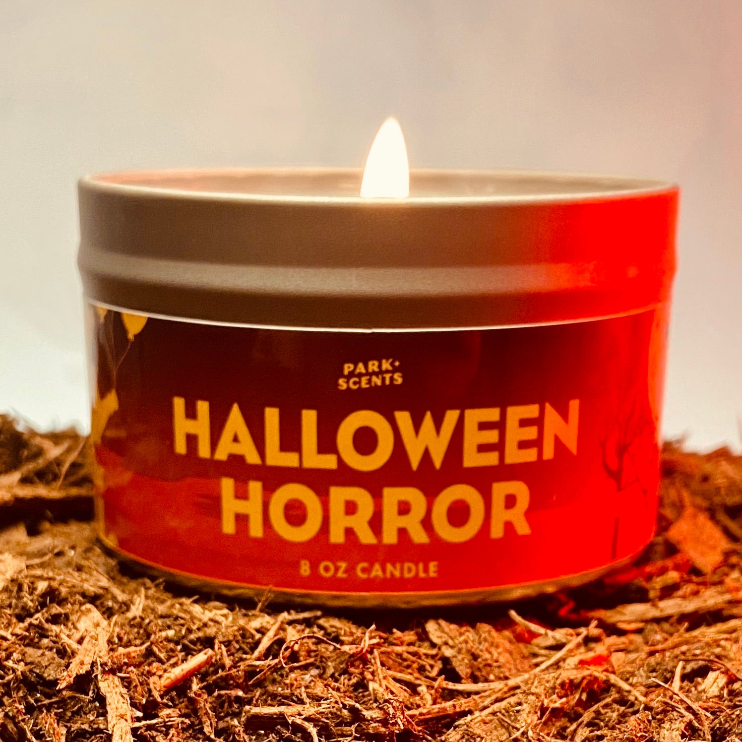 Park Scents Halloween Horror Nights Candle - Accurate Imitation of The Atmosphere at Hhn in Universal Orlando - Handmade in The USA | 8 oz. Tin